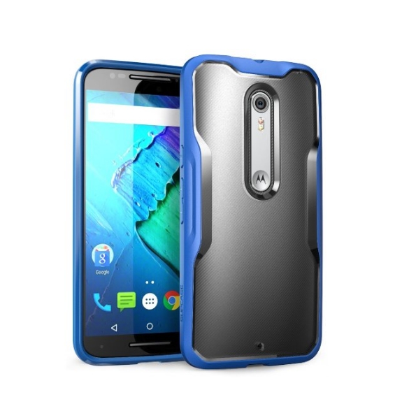 Moto X Pure Edition Case SUPCASE Unicorn Beetle Series Premium Hybrid Protective Bumper Case frost blue